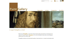 Desktop Screenshot of paintgallery.net